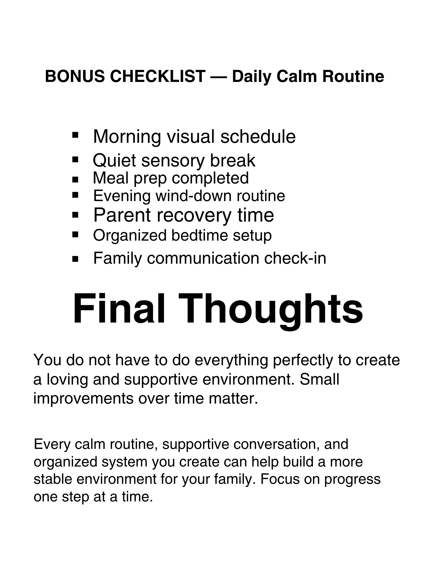 The Calm Parent Guide: Raising Children on the Autism Spectrum