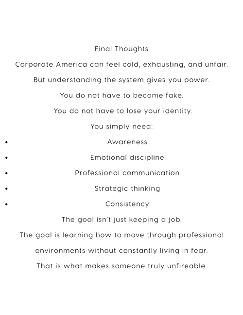 The Unfireable Employee: A Survival Guide to Corporate America