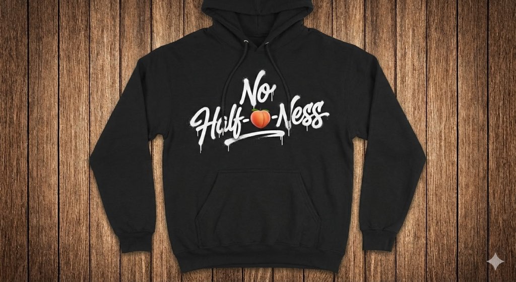 Workout Hoodie/T-Shirt (No Half-Ass-Ness)