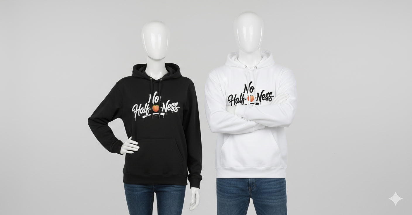 Workout Hoodie/T-Shirt (No Half-Ass-Ness)