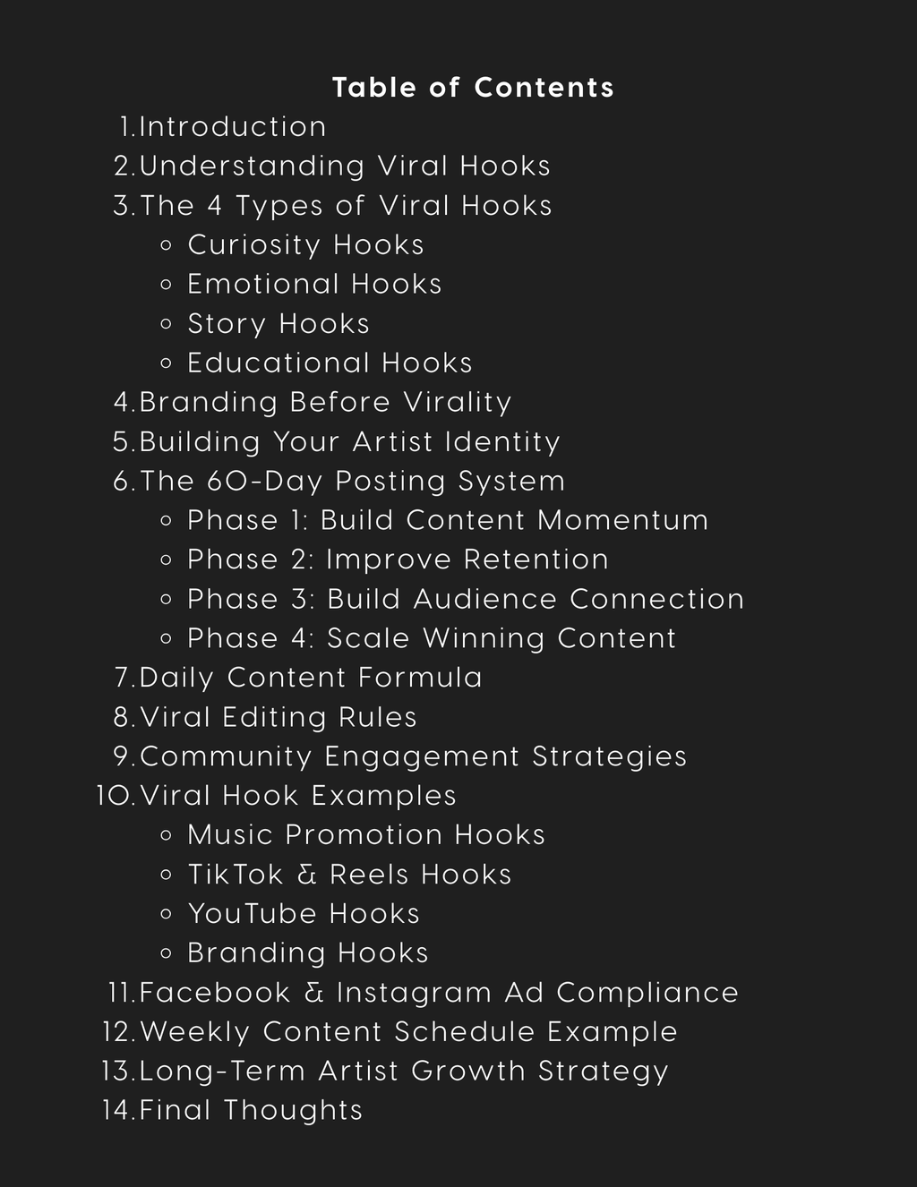 60-Day Musician Viral Strategy