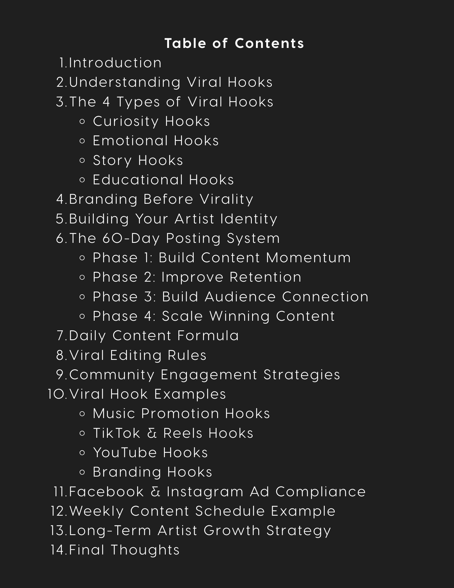 60-Day Musician Viral Strategy